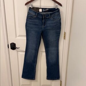 Women's Boot Cut Jeans - Dark Blue